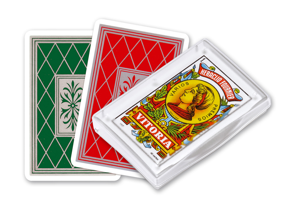 Baraja fournier española nº27 50 cartas estuche de plastico