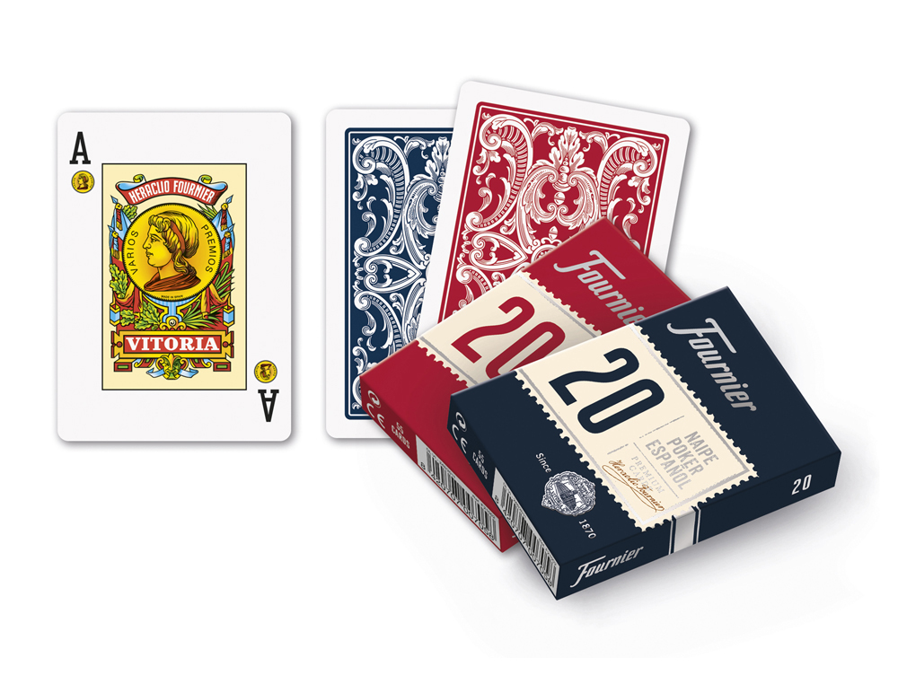 Baraja fournier poker español nº20 54 cartas