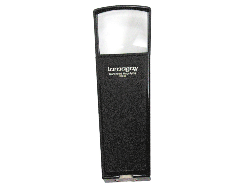 Lupa con luz 7501 plastico negro 40 mm