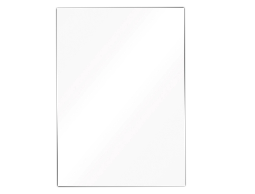 Papel autoadhesivo blanco alto brillo 50x70 cm