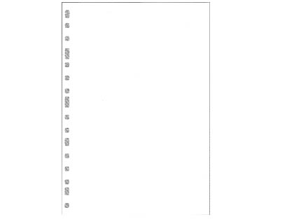 Recambio multifin 3005 folio natural liso blanco