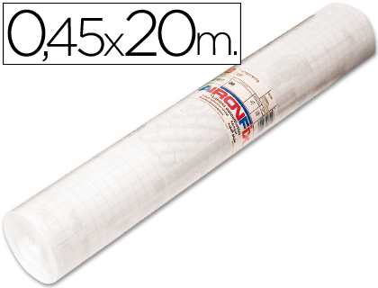 Rollo adhesivo aironfix transparente 67000 rollo de 20 mt
