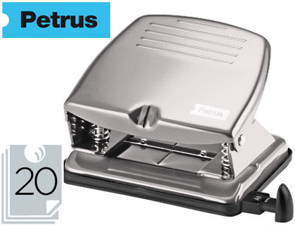 Taladrador petrus 65 c cromado capacidad 20 hojas