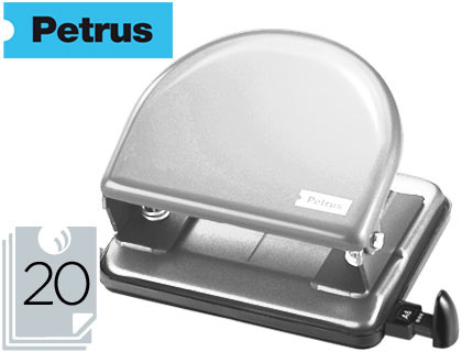 Taladrador petrus 52 c cromado capacidad 20 hojas