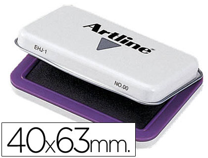 Tampon artline nº00 violeta 40x63 mm