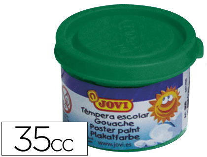 Tempera jovi 35 ml verde oscuro