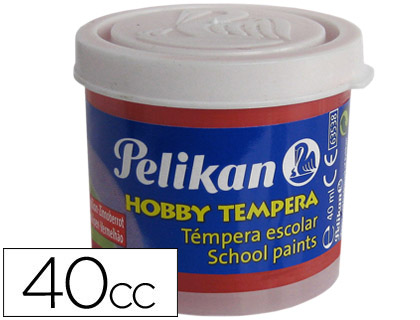 Tempera hobby 40 cc bermellon -n.58