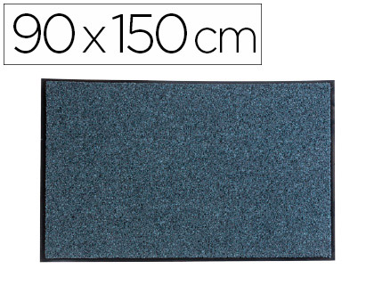 Alfombra para suelo paperflow texturizado antipolvo ecologica material reciclado gris 90x150 cm