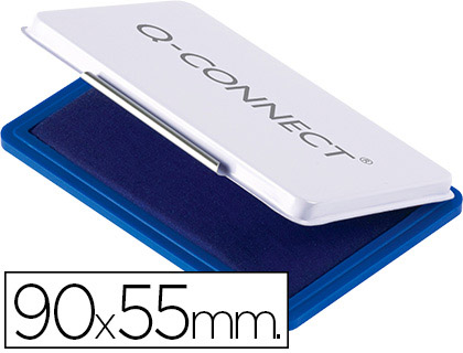 Tampon q-connect nº3 90x55 mm azul