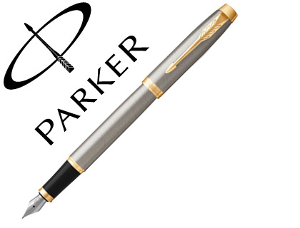 Pluma parker im metal cepillado gt