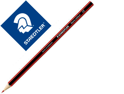 Lapiz de color staedtler wopex ecologico rojo