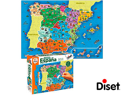 Juego diset didactico provincias de españa
