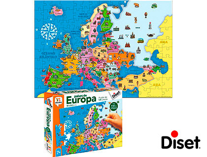 Juego diset didactico paises de europa