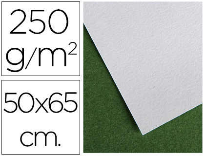 Papel secante canson 50x65 cm liso blanco 250 gr