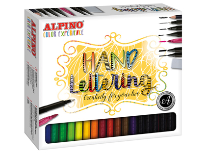 Set de dibujo alpino color experience lettering