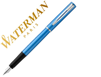 Pluma waterman allure laca azul en estuche de regalo
