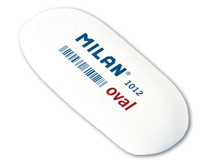 Goma de borrar milan 1012 miga de pan unidad