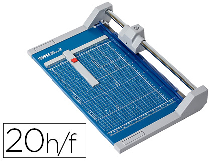 Cizalla de rodillo dahle profesional 550 din a4 metalica capacidad de corte 20 hojas