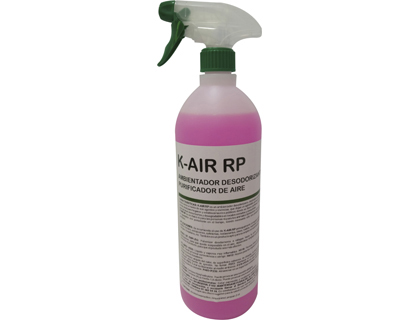 Ambientador spray ikm k-air aroma ropa limpia botella de 1 litro