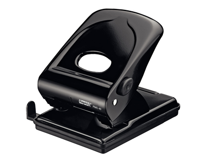 Taladrador rapid fmc40 metalico color negro capacidad 40 hojas