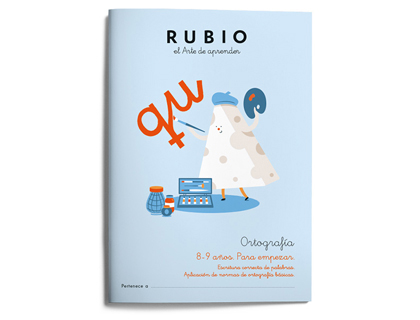 Cuaderno rubio ortografia 8-9 años para empezar
