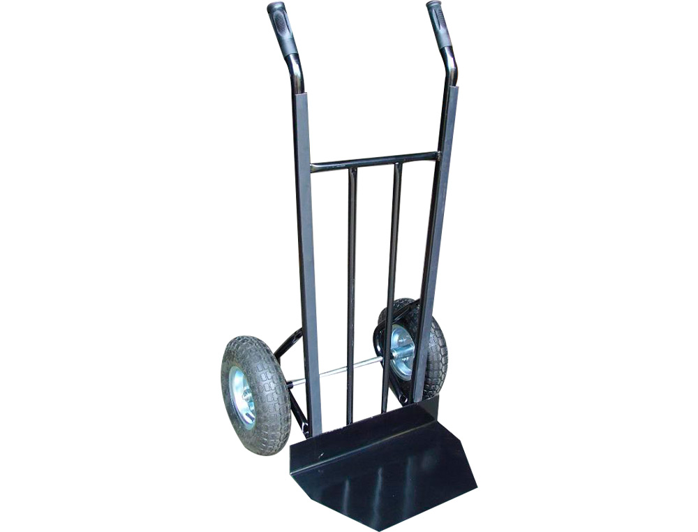 Carretilla portapaquetes q-connect con ruedas carga 250 kg 1250x556x625 mm