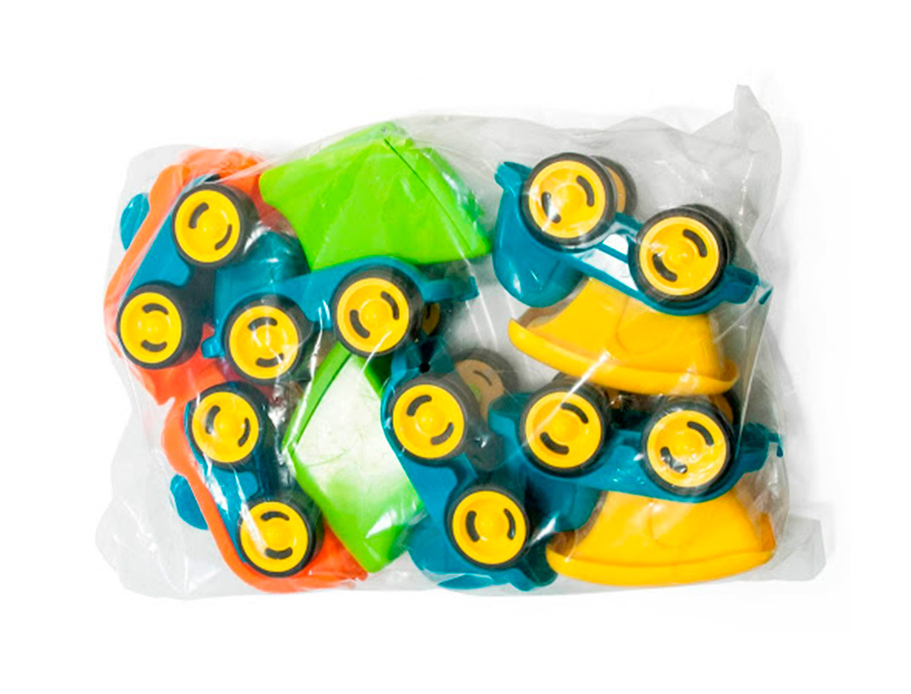 Juego miniland set de 12 minimobiles contenido surtido 370x280x100 mm