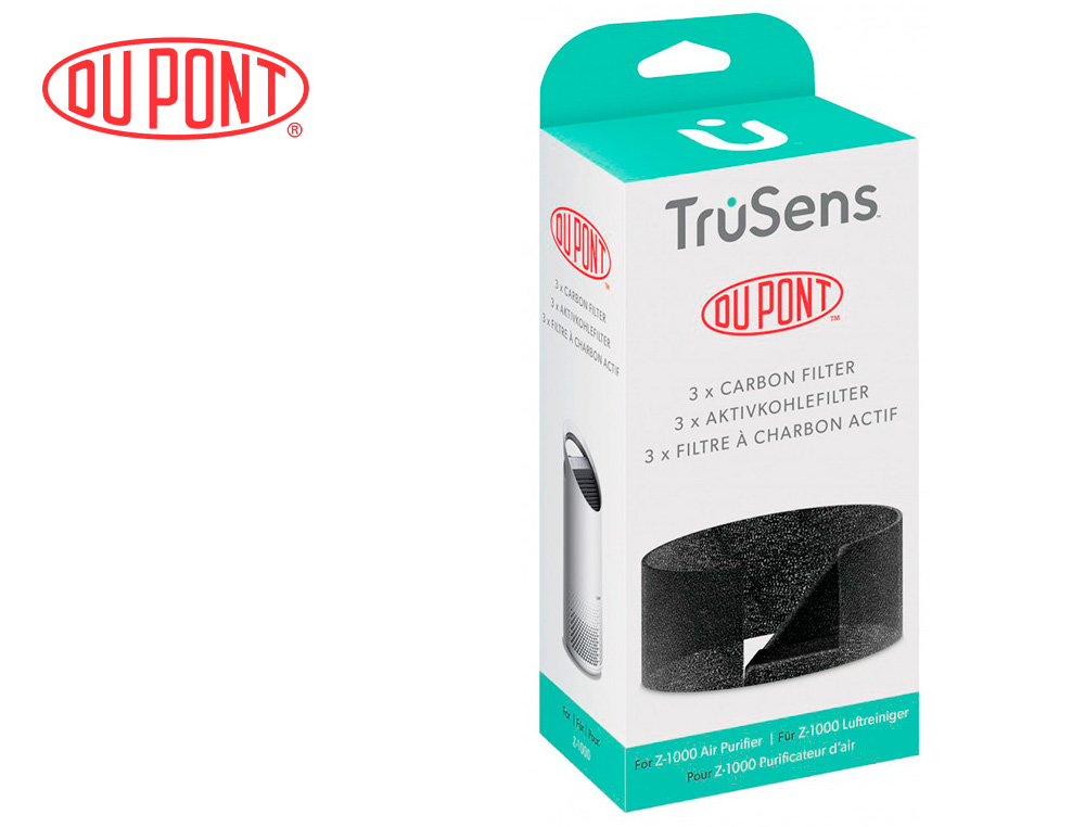 Filtro de carbono leitz dupont para purificador de aire trusens z-1000 pack de 3 unidades