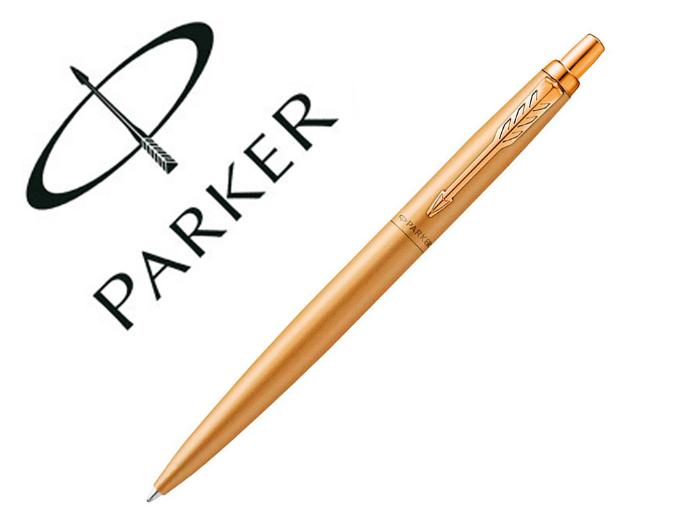 Boligrafo parker jotter xl monocromo oro en estuche