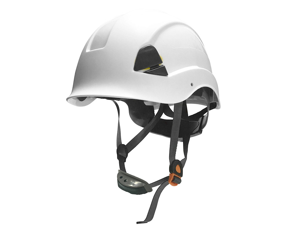 Casco faru abs para trabajos en alturas 6 puntos de anclaje color blanco