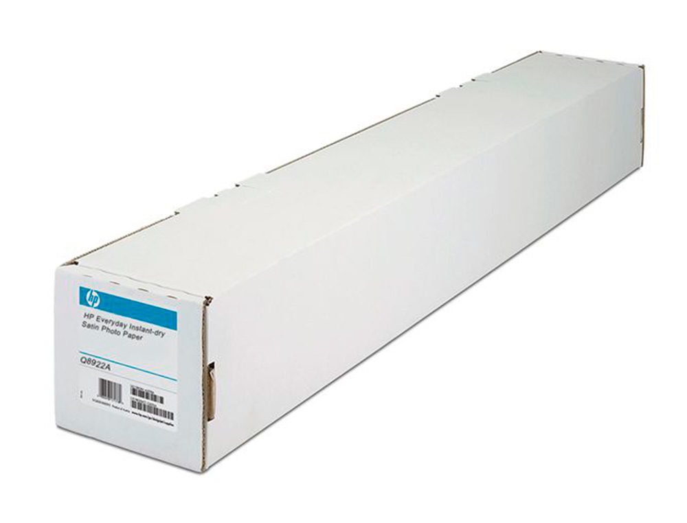 Papel fotografico hp everyday blanco satinado 235g/m2 ink-jet 106,7 cm x 30,5 mt