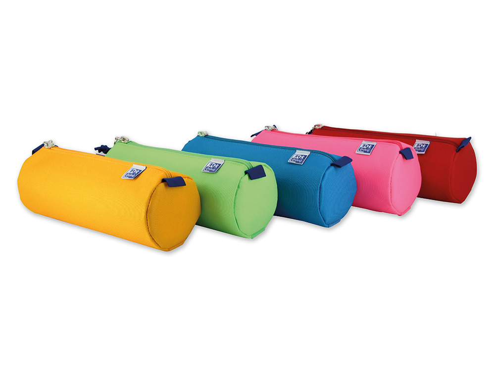 Bolso escolar portatodo oxford modelo kangoo kids redondo grande colores surtidos 220x70x90 mm