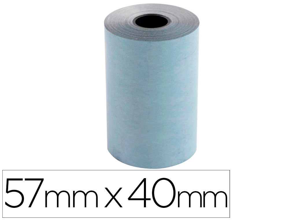 Rollo sumadora exacompta safe contact termico 57 mm x 40 mm 52 g/m2