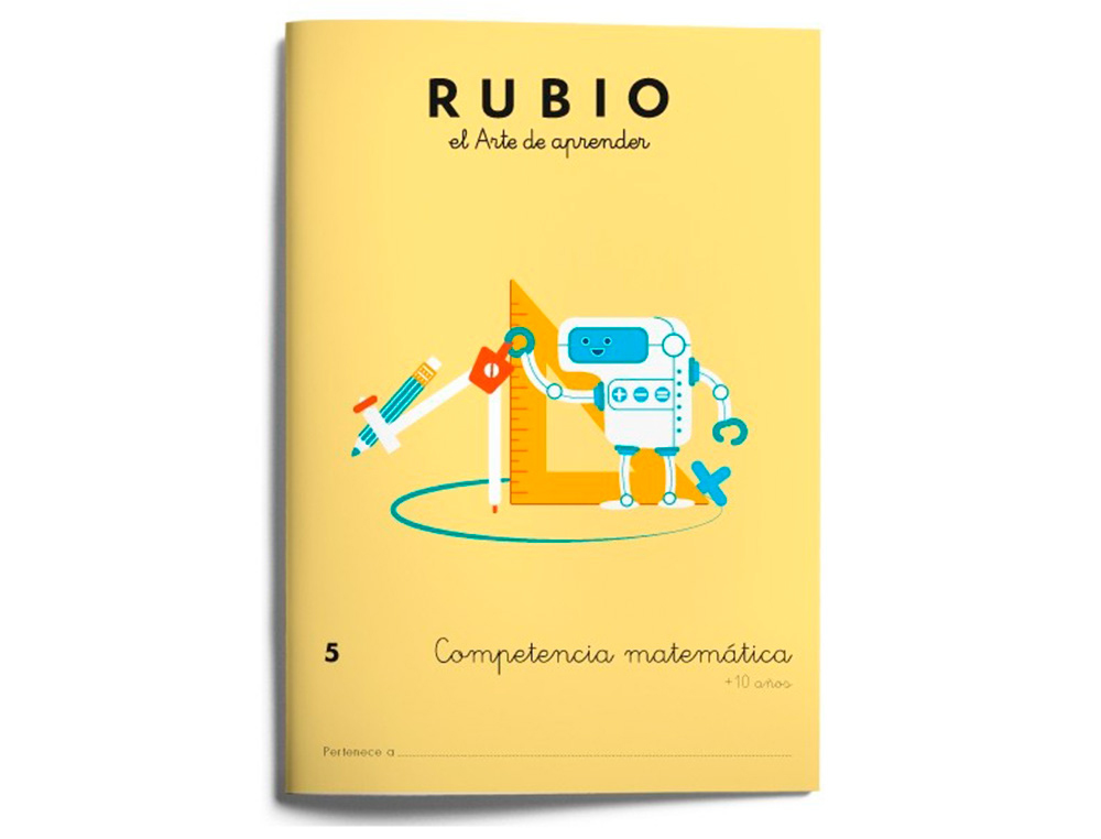Cuaderno rubio competencia matematica 5