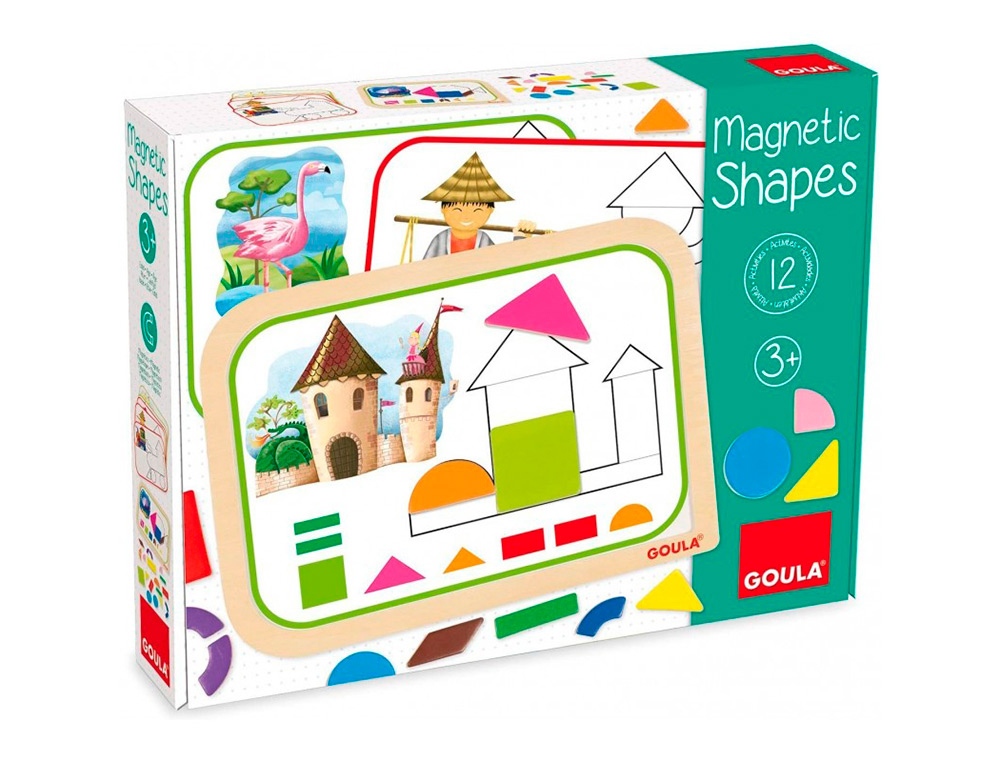 Juego goula didactico magnetic shapes