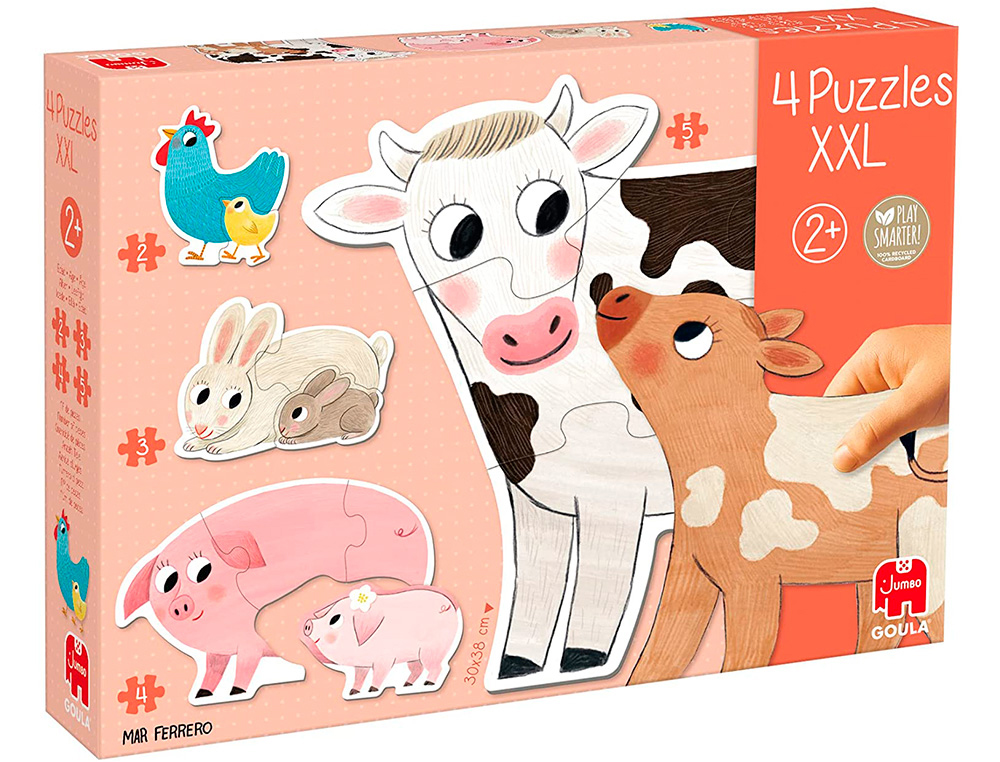 Puzle goula xxl mamas y bebes 14 piezas