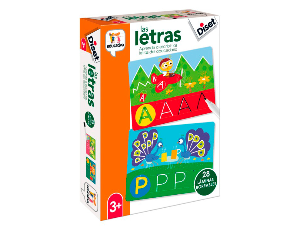 Juego diset didactico las letras