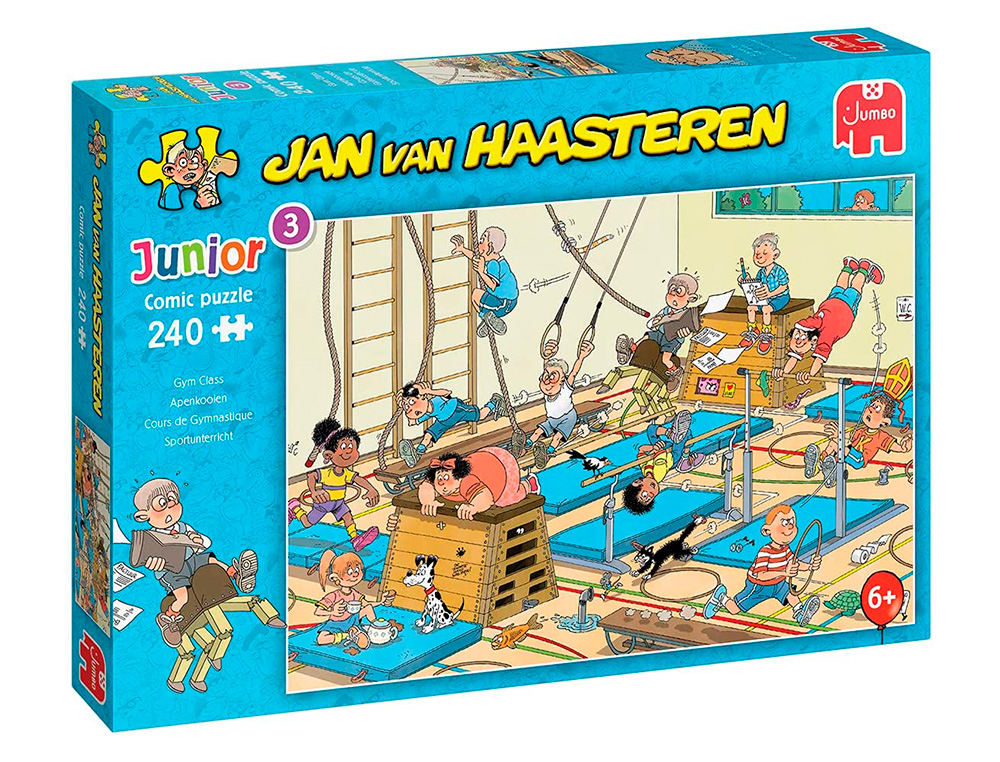 Puzle jumbo jan van haasteren clase de gym 240 piezas piezas