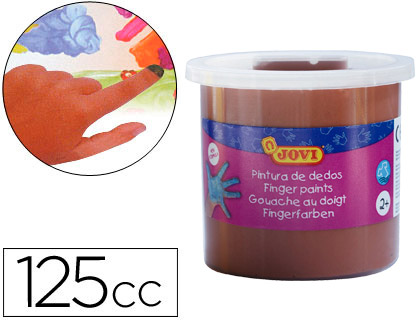 Pintura a dedos jovi 125 cc marron