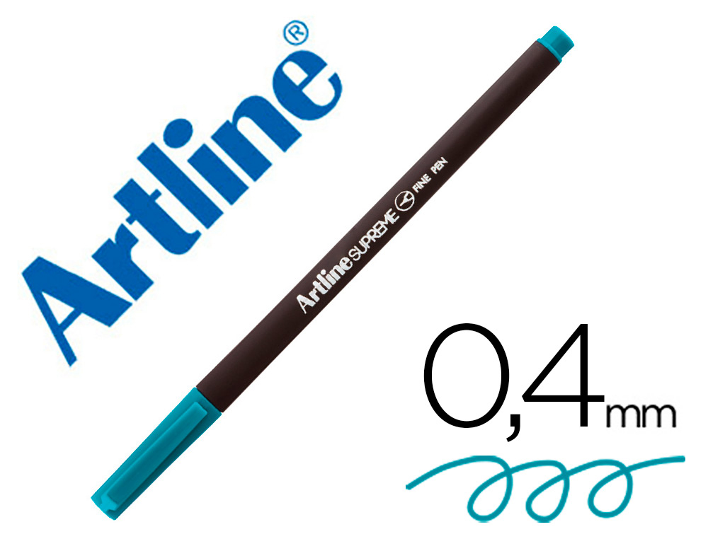 Rotulador artline supreme epfs200 fine liner punta de fibra verde oscuro 0,4 mm