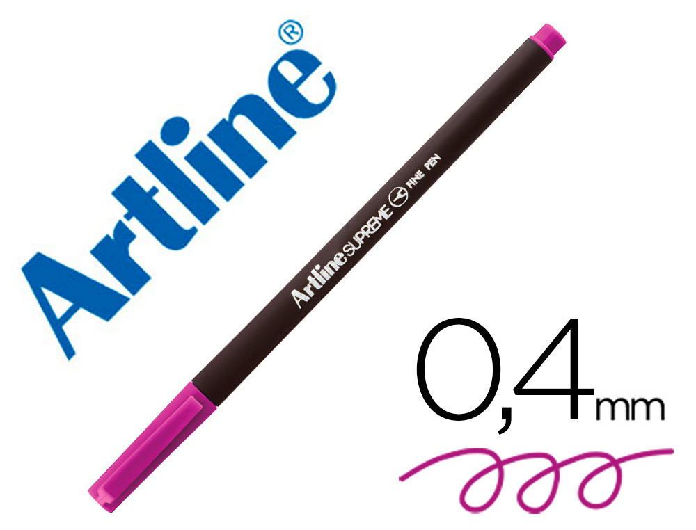 Rotulador artline supreme epfs200 fine liner punta de fibra magenta 0,4 mm