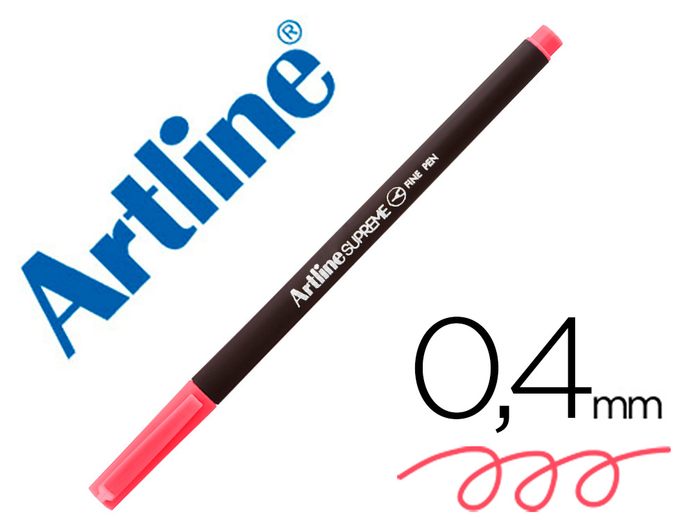 Rotulador artline supreme epfs200 fine liner punta de fibra rosa 0,4 mm