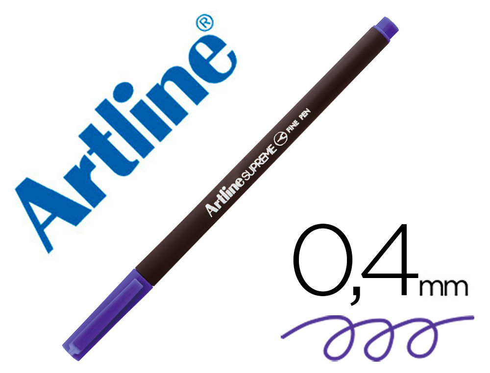 Rotulador artline supreme epfs200 fine liner punta de fibra purpura 0,4 mm