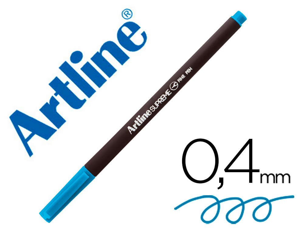 Rotulador artline supreme epfs200 fine liner punta de fibra azul celeste 0,4 mm