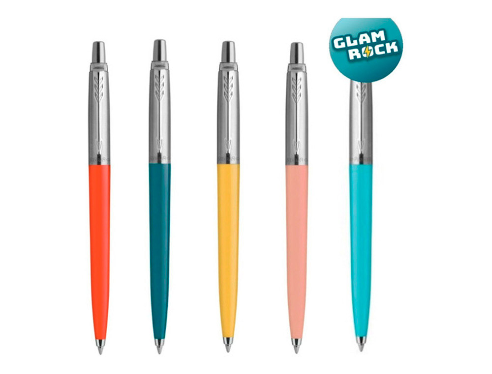 Boligrafo parker jotter originals glam rock transit expositor de 20 unidades colores surtidos