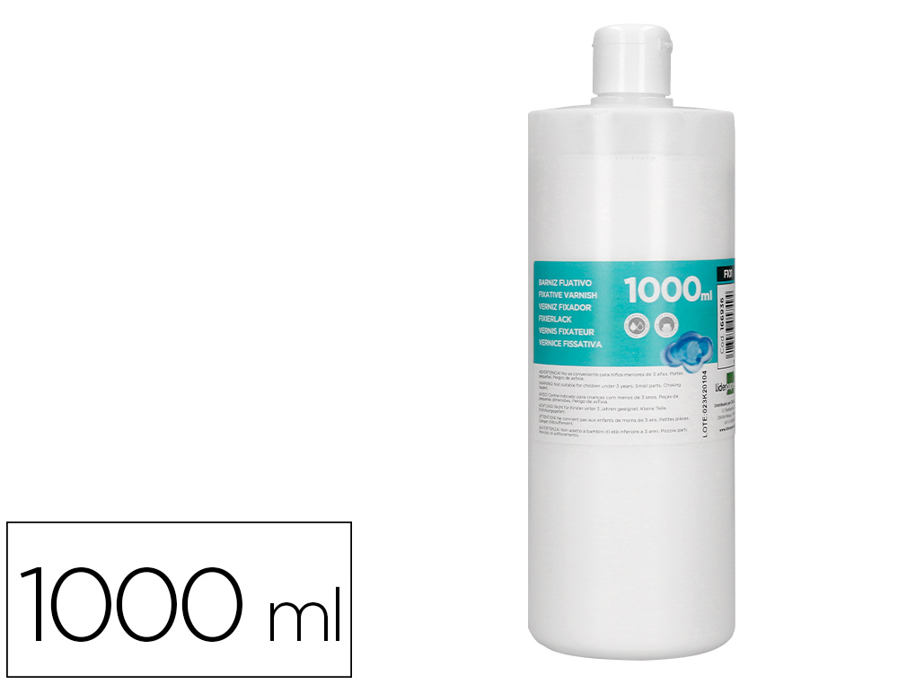 Barniz fijativo liderpapel acabado brillante bote de 1000 ml