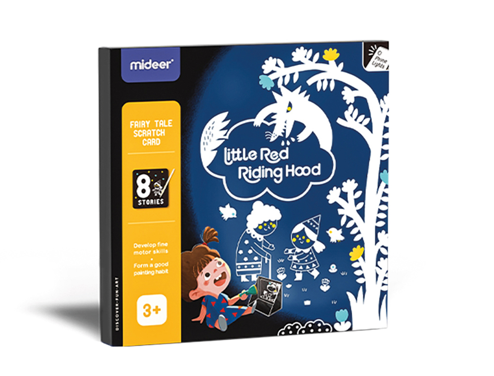 Juego mideer tarjeta tale sracth caperucita roja