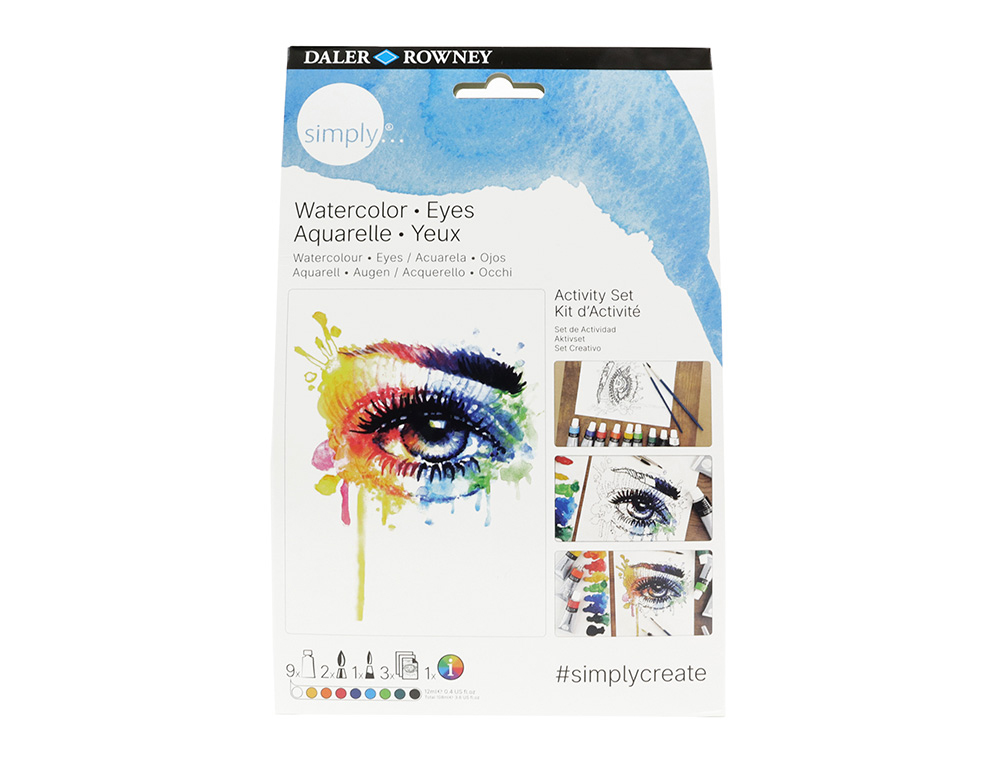 Set acuarela daler rowney simply activity