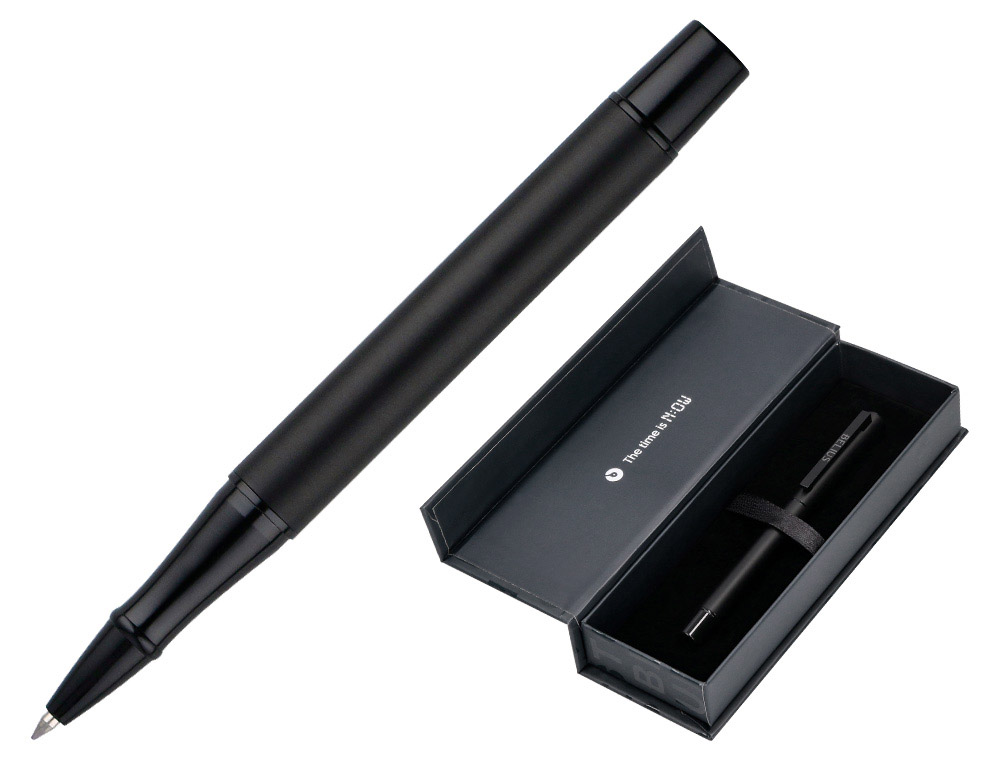 Roller belius unstoppable color negro tinta negra caja de diseño
