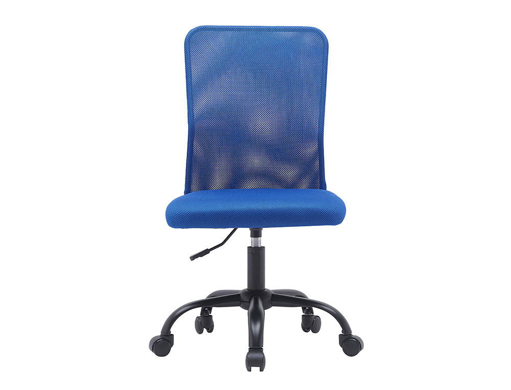 Silla q-connect oficina parma malla sin reposabrazos alt max 990 anc 480 prof 590 color azul